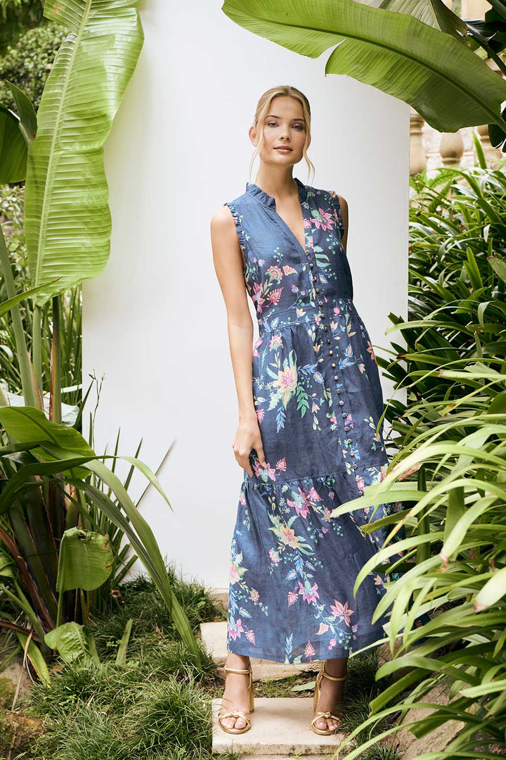 Ayla Floral Maxi Dress dress The Dreamer Label