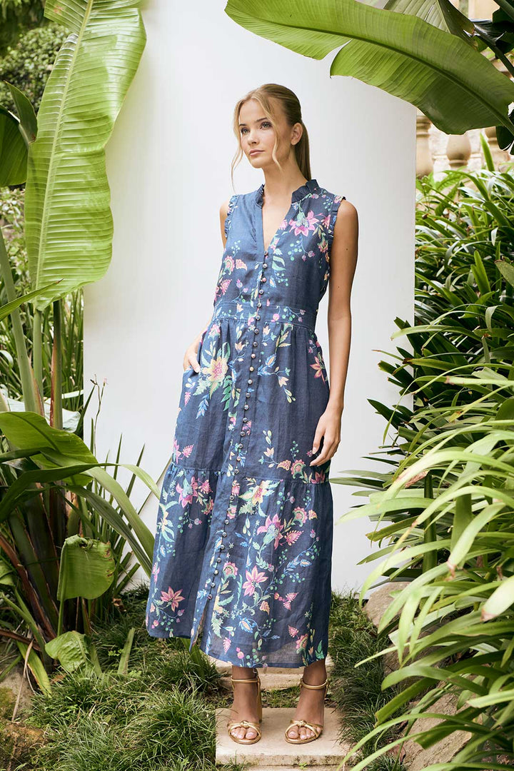 Ayla Floral Maxi Dress dress The Dreamer Label