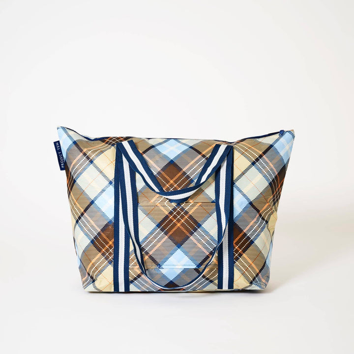 Zip Medium Tote – Country Plaid Project Ten Pty Ltd