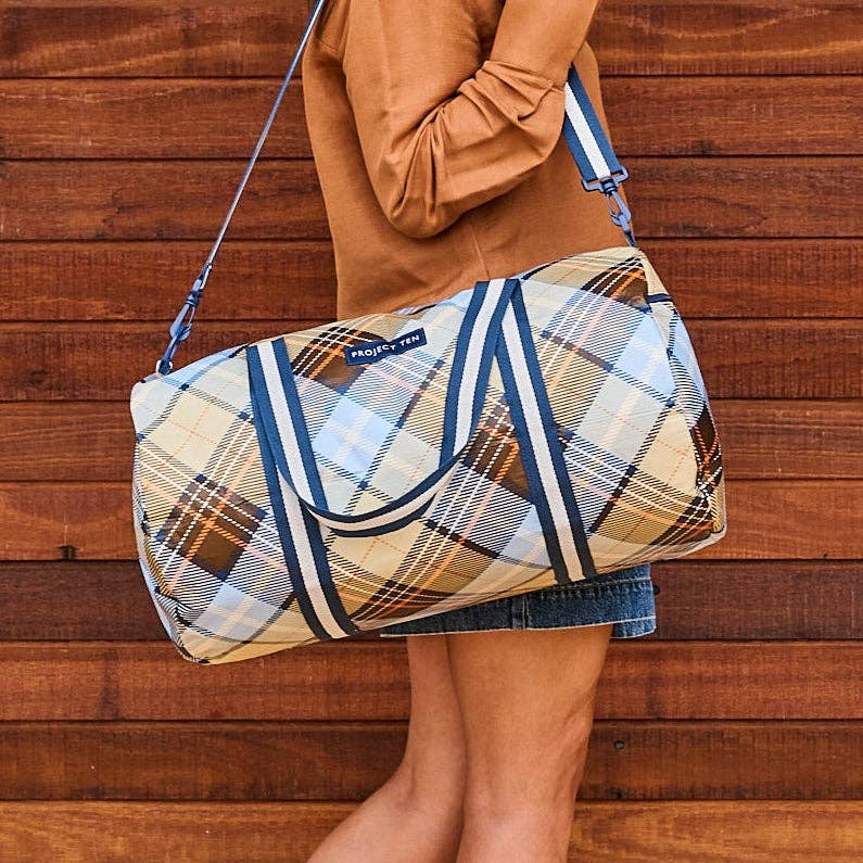 Barrel Bag – Country Plaid Project Ten Pty Ltd