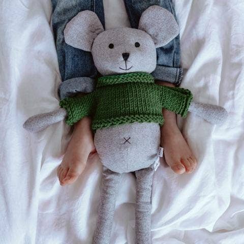 Arthur Mouse | soft toy and the little dog laughed