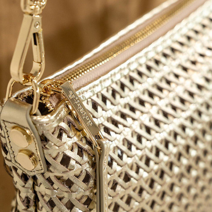 Baby Sophie - Gold Weave Handbags, Wallets &amp; Cases Arlington Milne