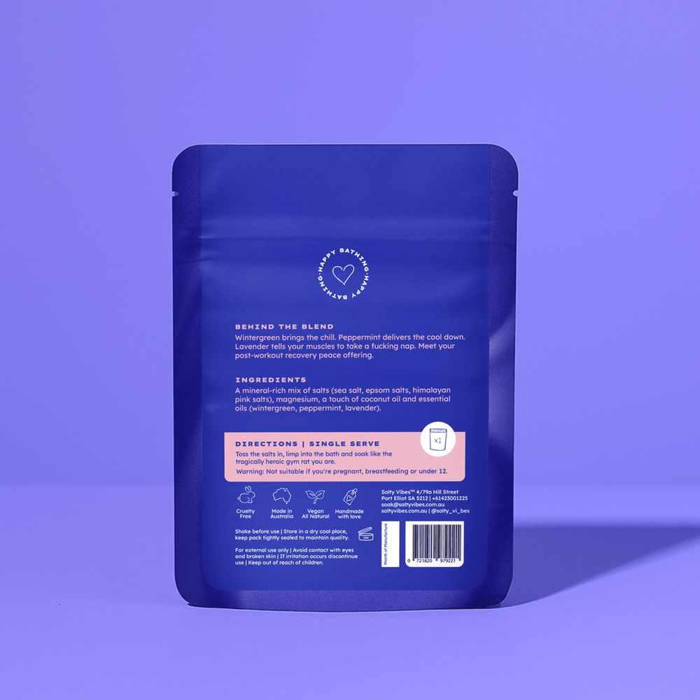 BATH SALTS | SORE AS FUCK 100g Salty Vibes