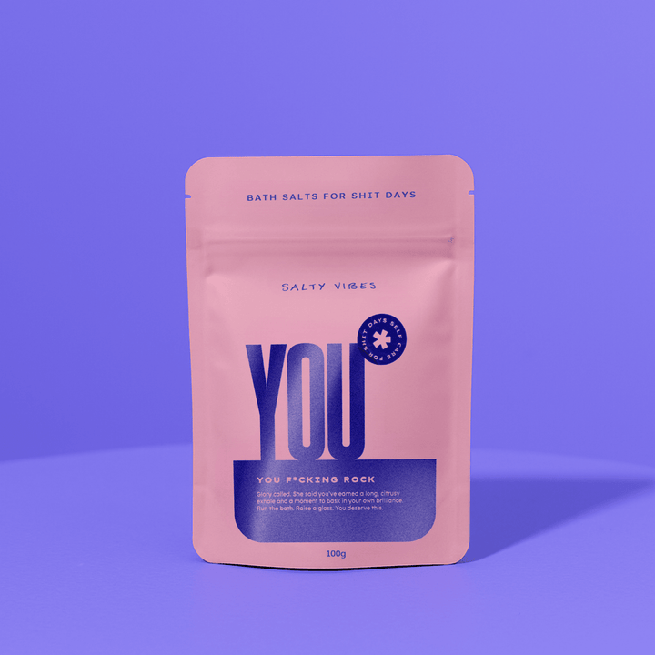 BATH SALTS | YOU FUCKING ROCK 100G Salty Vibes