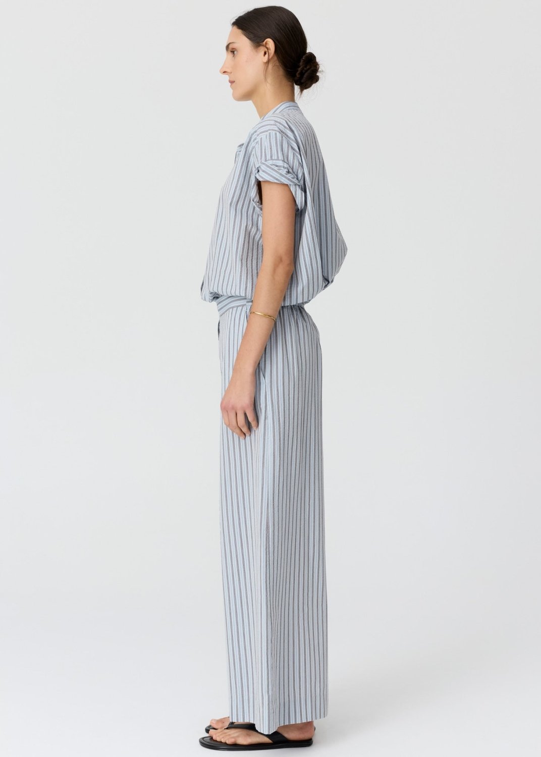 Bay Pant - Stripe Stanleyandstone