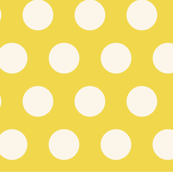 Zip Medium Tote – Yellow Polka Dot Bag Project Ten