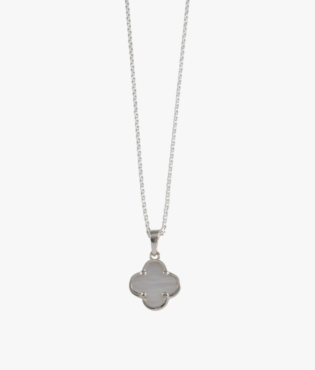 Belcher Sterling silver Necklace With Clover (Mother Of Pearl) Von Treskow