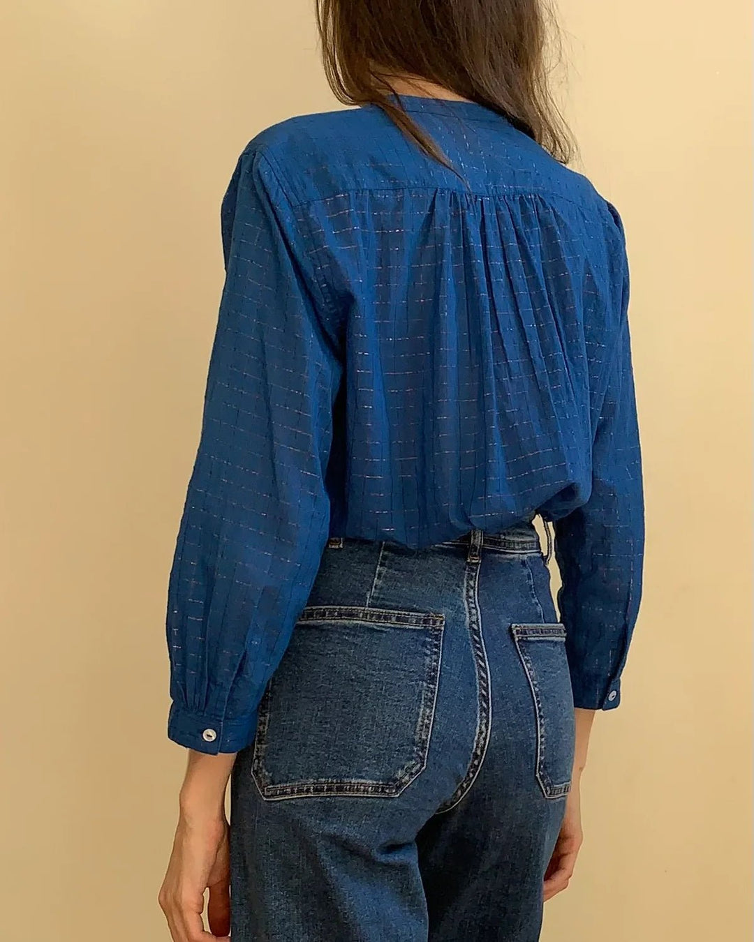 Bella Blouse Blue Blouse Marie Louise De Monteray