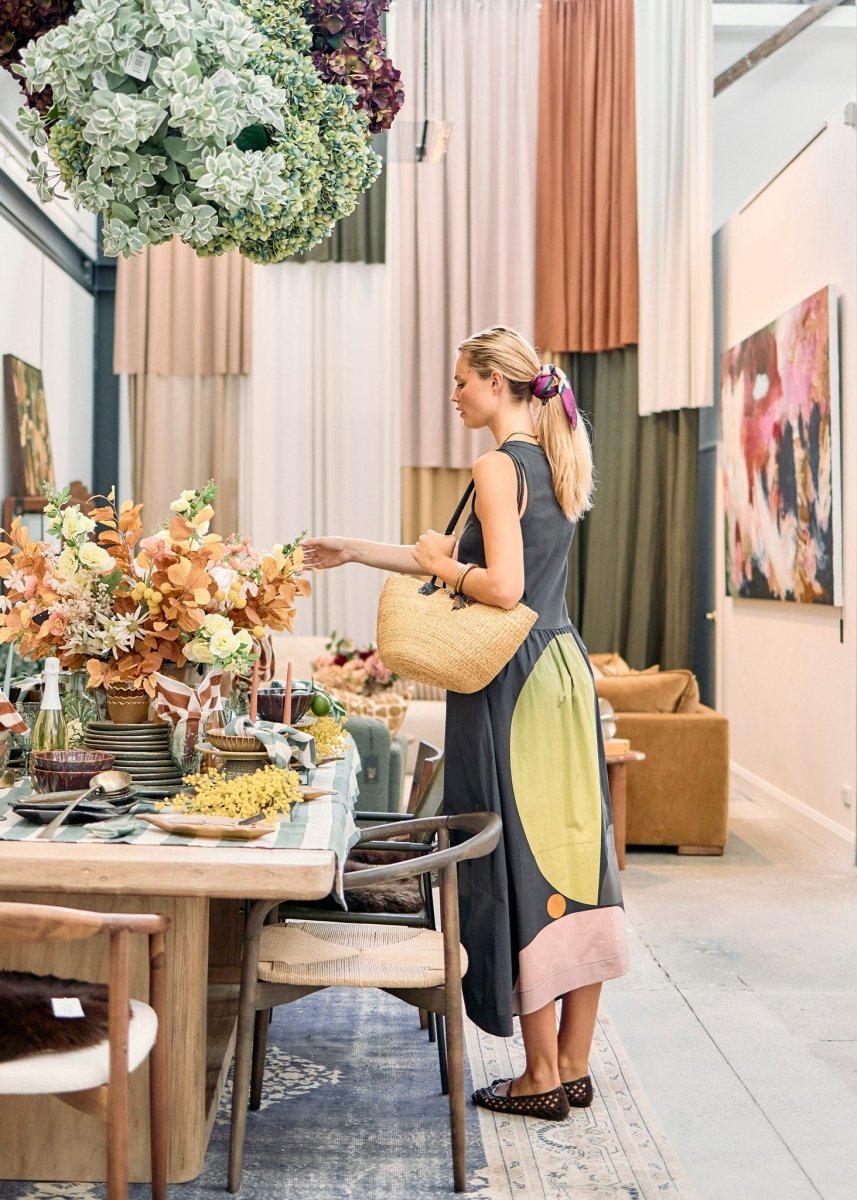 Belle Print Tank Dress - Art dress POL