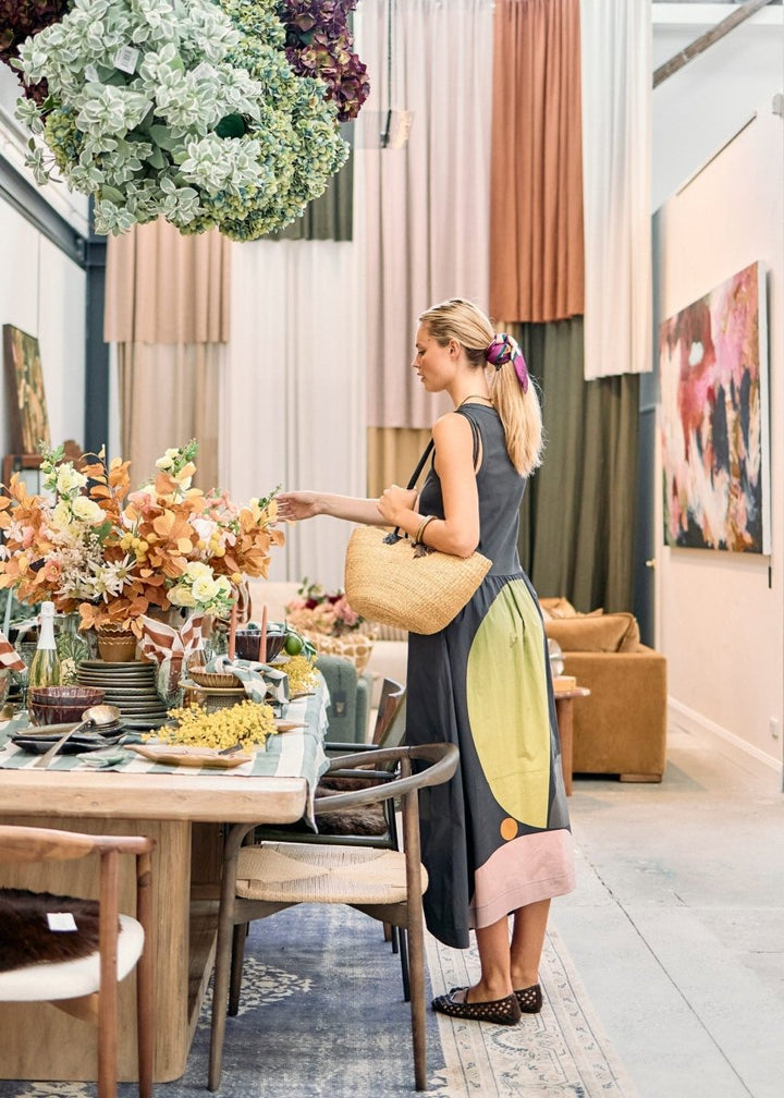 Belle Print Tank Dress - Art dress POL