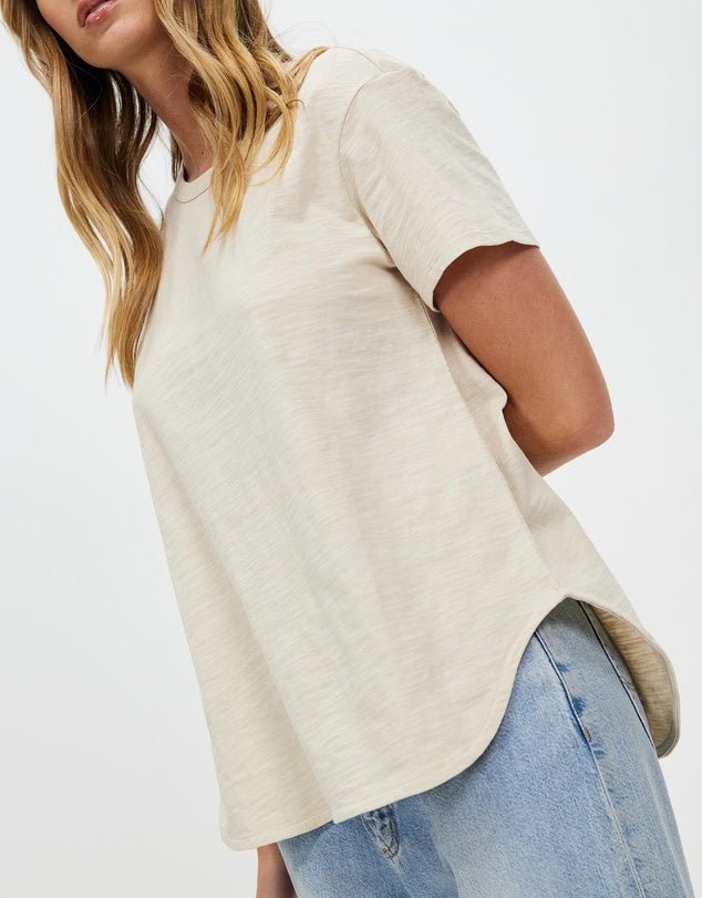Betty Tee - Ecru Sweater White by FTL