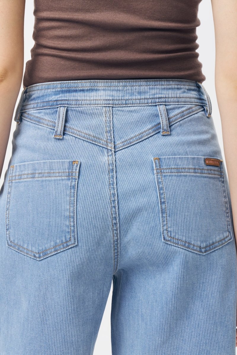Bijou Short - Cord Light Blue Shorts Kireina