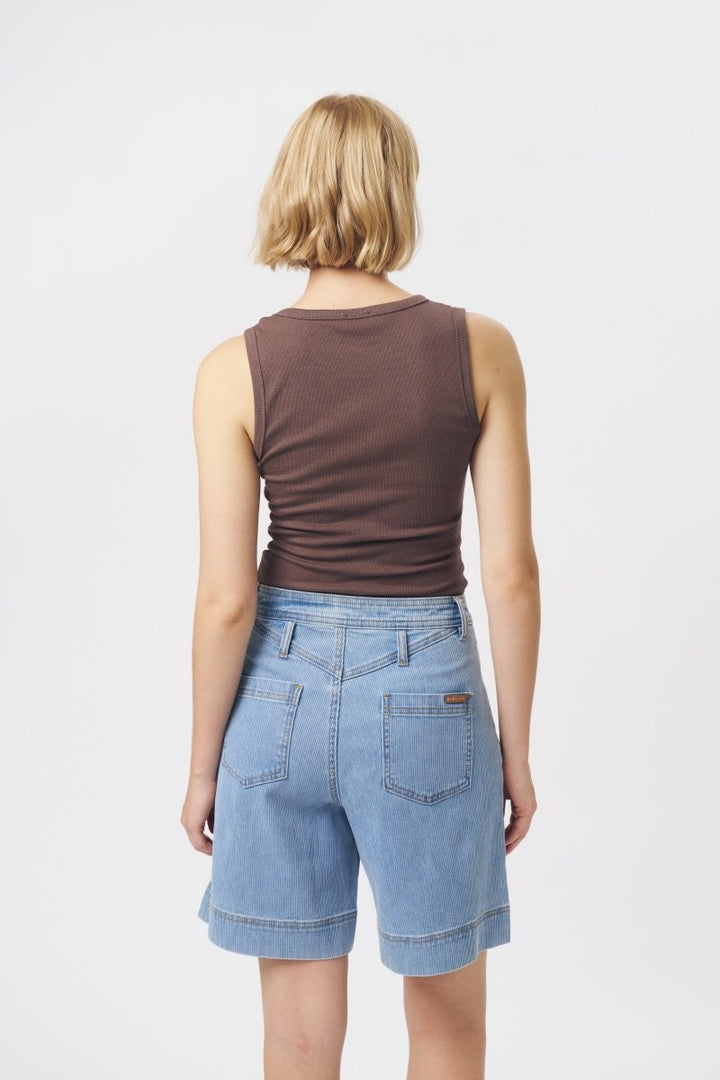 Bijou Short - Cord Light Blue Shorts Kireina