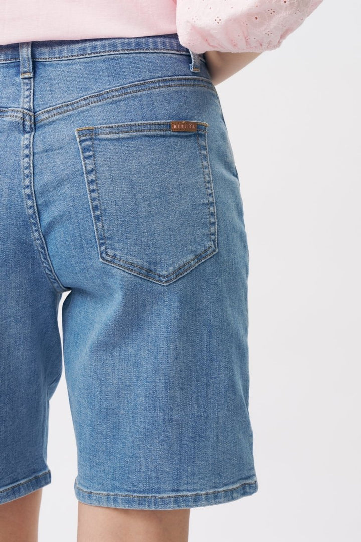 Bijou Short | Scallop Seam - 70s Blue Shorts Kireina