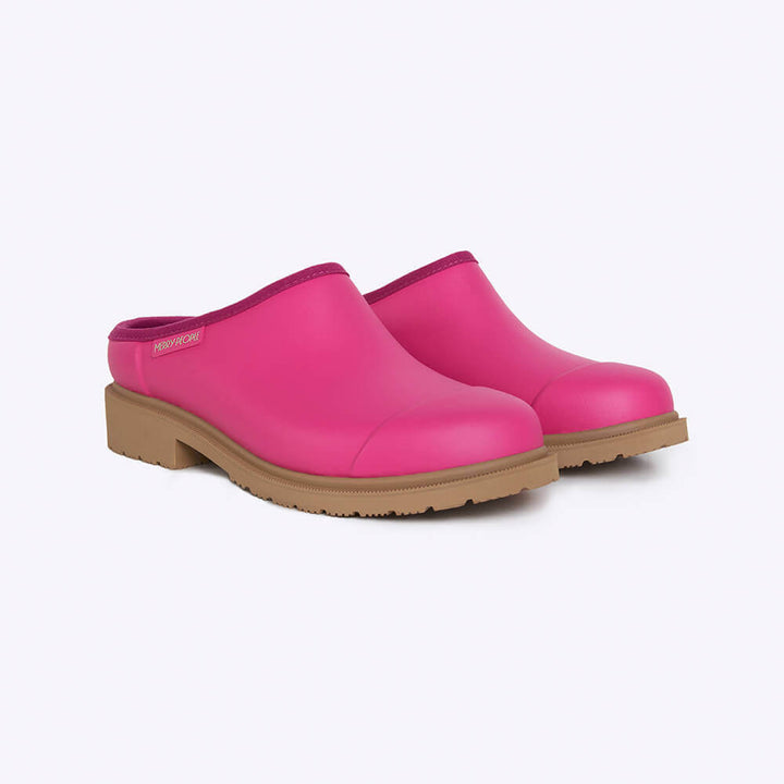 Billie Clog // Fuchsia Pink Gumboot Merry People