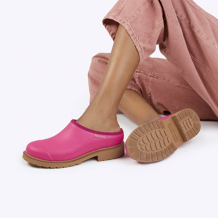 Billie Clog // Fuchsia Pink Gumboot Merry People