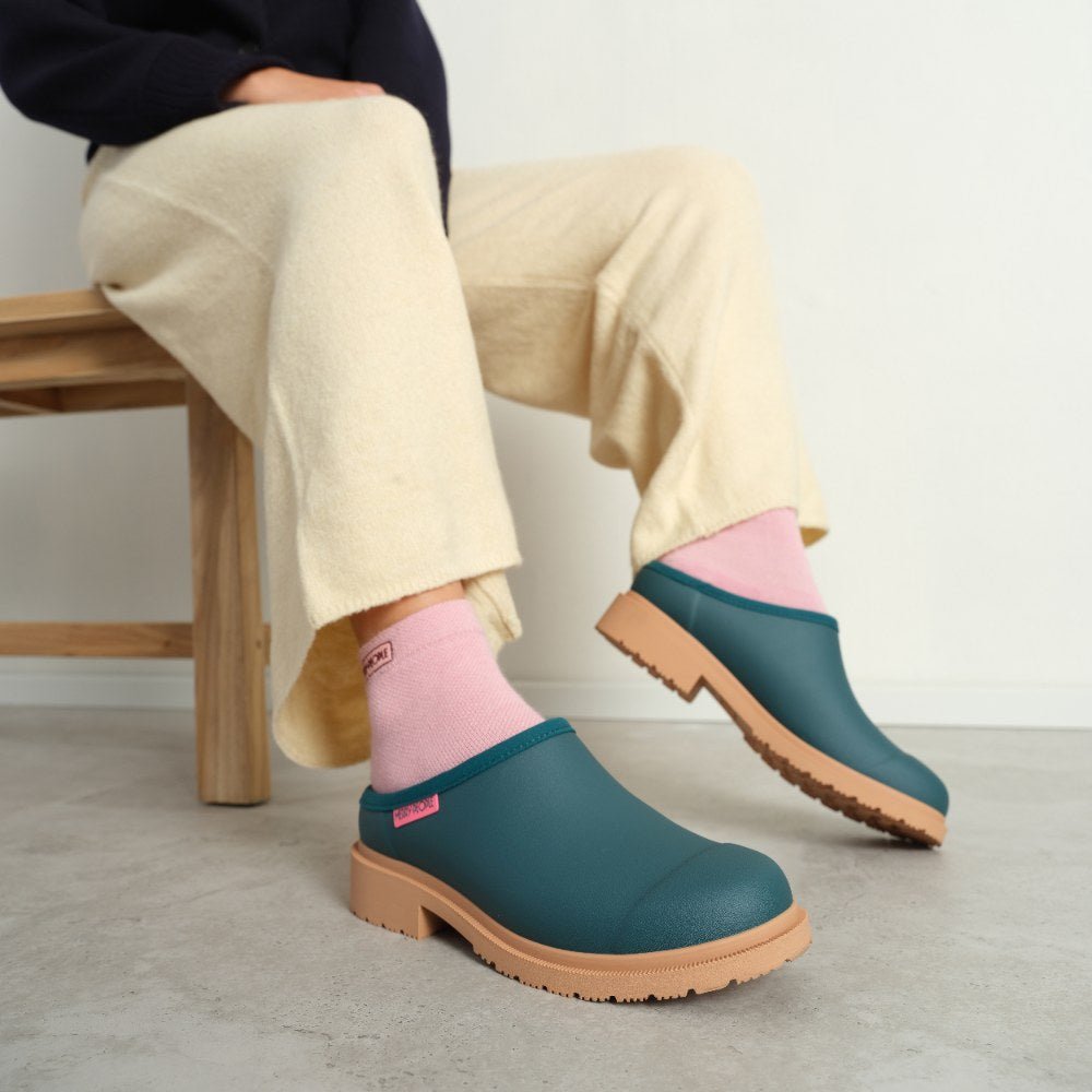 Billie Clog // Teal - Stanleyandstone