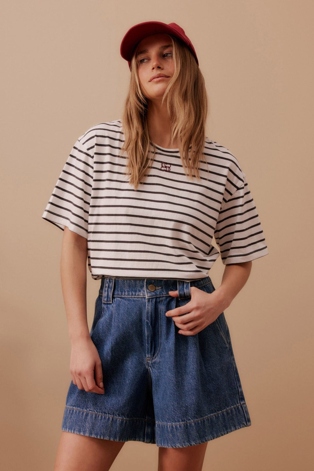 Billie Pleat Front Short - Stanleyandstone