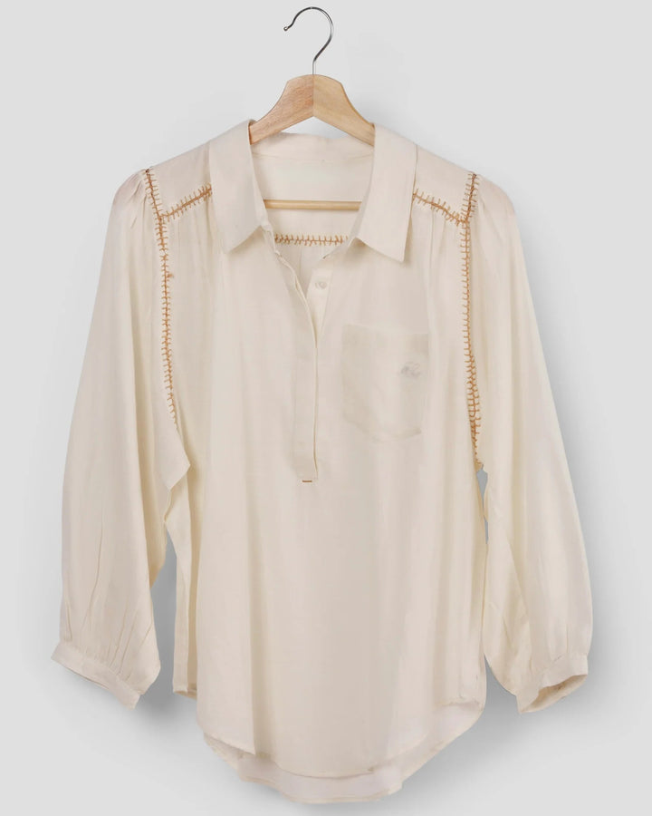 Birkin Blouse - Ecru Blouse Marie Louise De Monteray