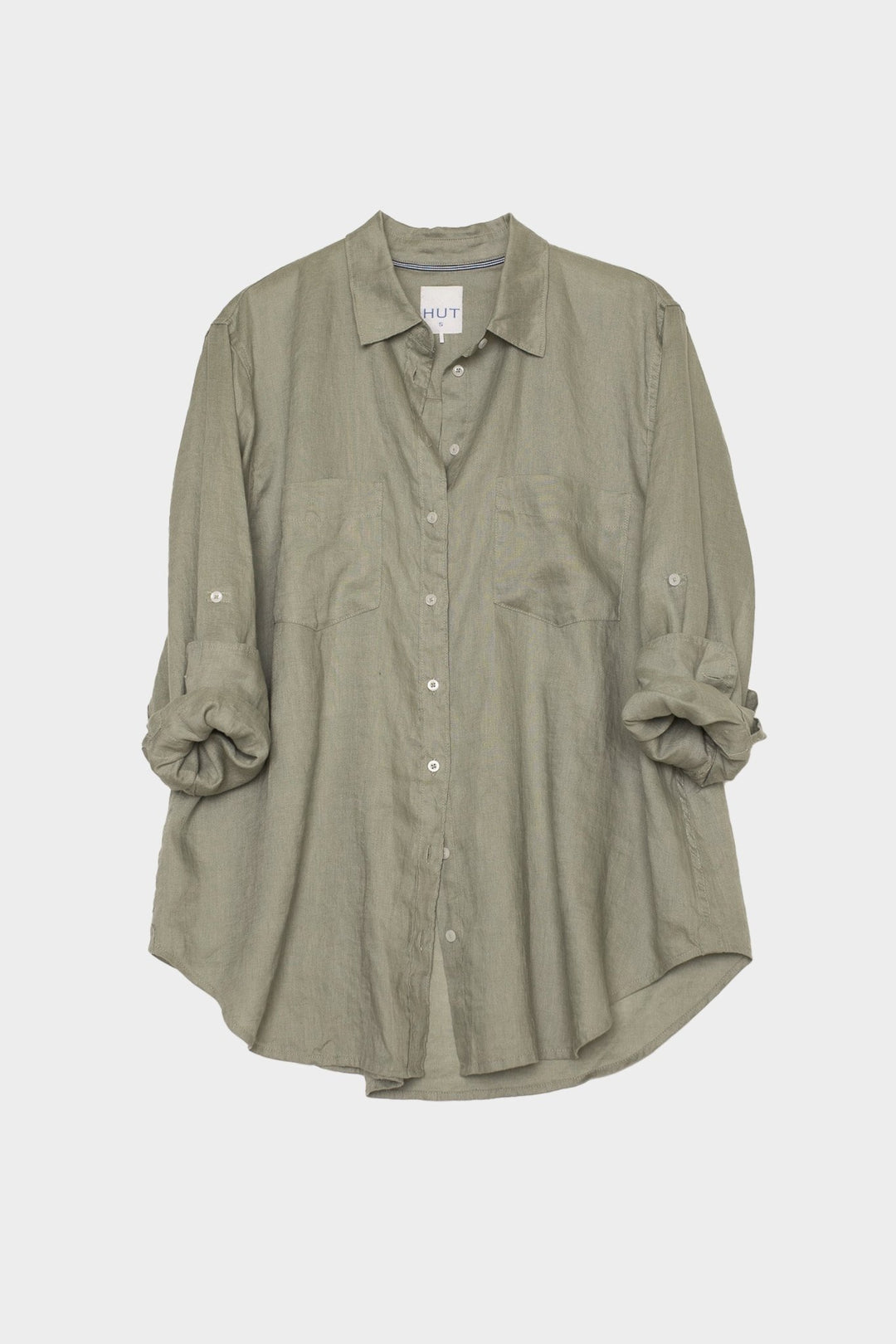 Biscuit Boyfriend Linen Shirt - Stanleyandstone