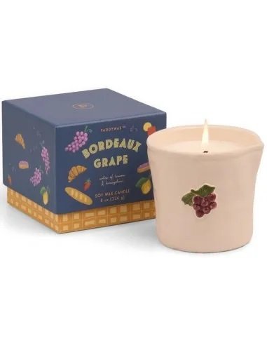 Bistro Grapes Printed Tin Candle - Bordeux Grape Candle PaddyWax