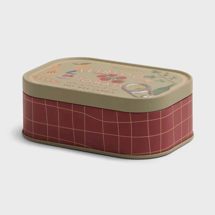 Bistro Tomato Printed Tin Candle - Heirloom Tomato PaddyWax