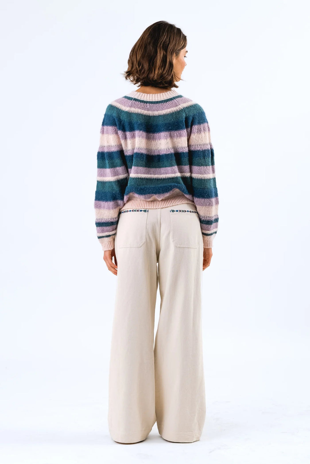 Bjork Jumper Knit LS - Lavender knit Lollys Laundry