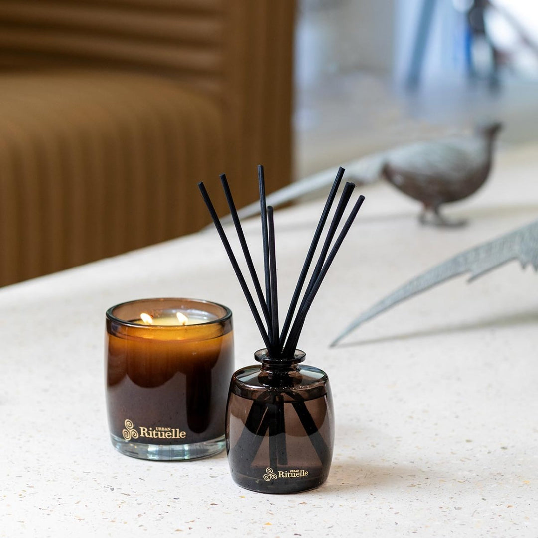 Black Amber, Rosewood &amp; Cedar<br> Fragrance Diffuser Set | 220ml - Stanleyandstone