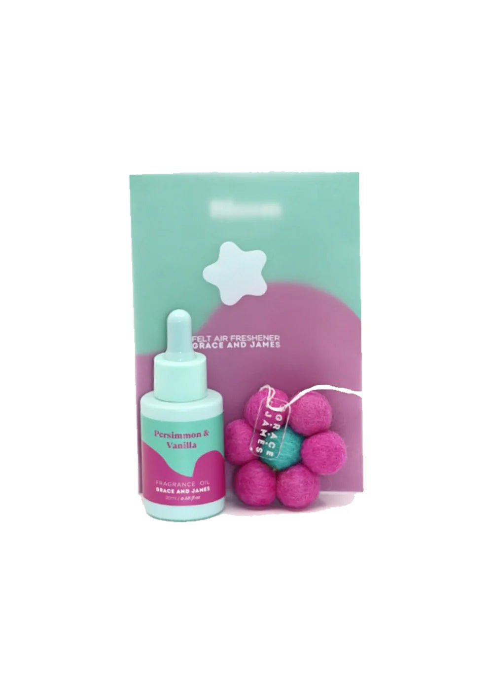 Bloom Collection - Persimmon & Vanilla Felt Air Freshener air freshener Bloom Collection