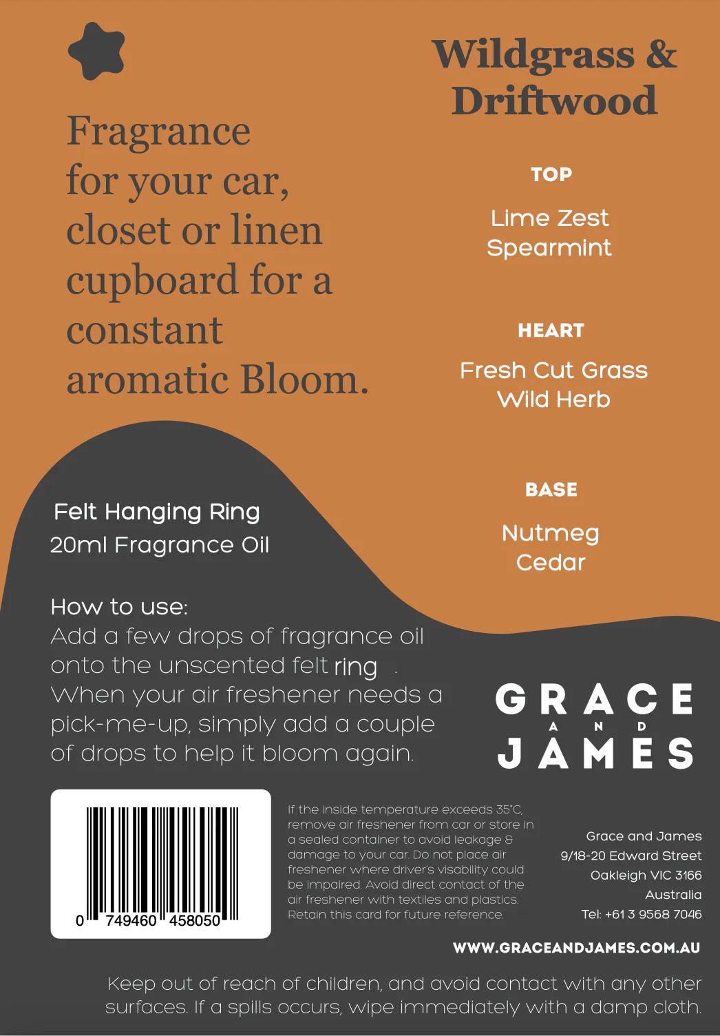Bloom Collection -Wildgrass & Driftwood air fresh Bloom Collection