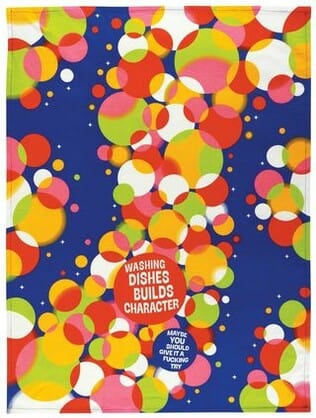 Washing Dishes Dish Towel by BlueQ Blue Q Socks