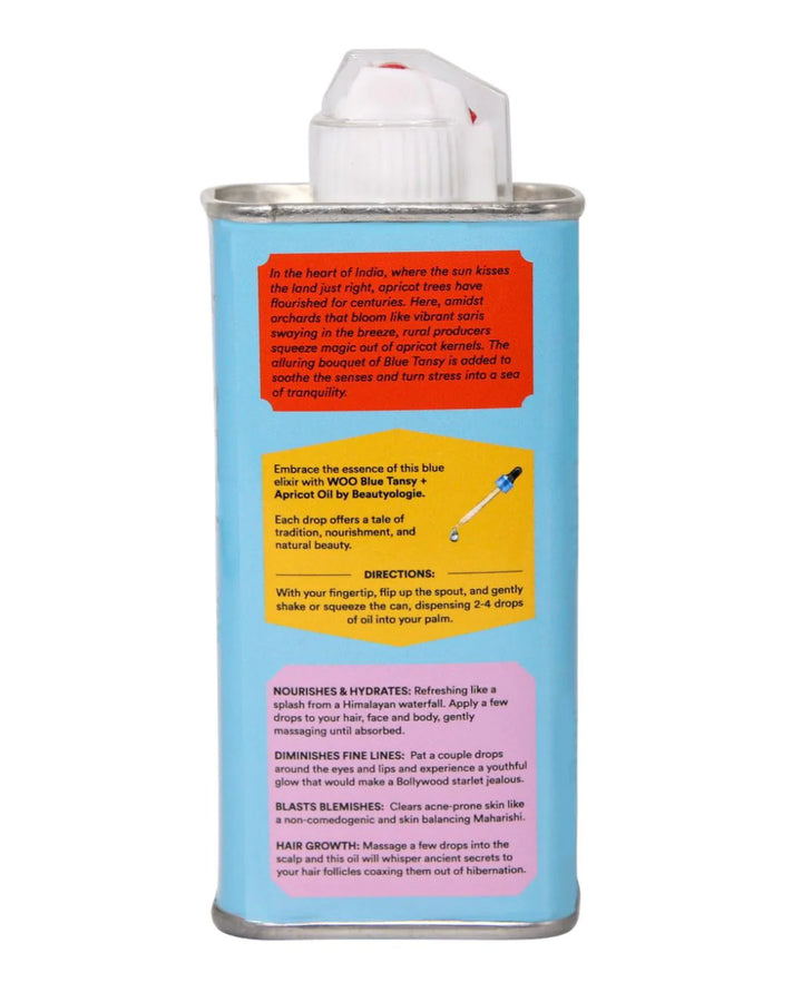 WOO Blue Tansy + Apricot Oil – Calming, Hydrating, and Revitalizing for Skin and Hair WOO Oils