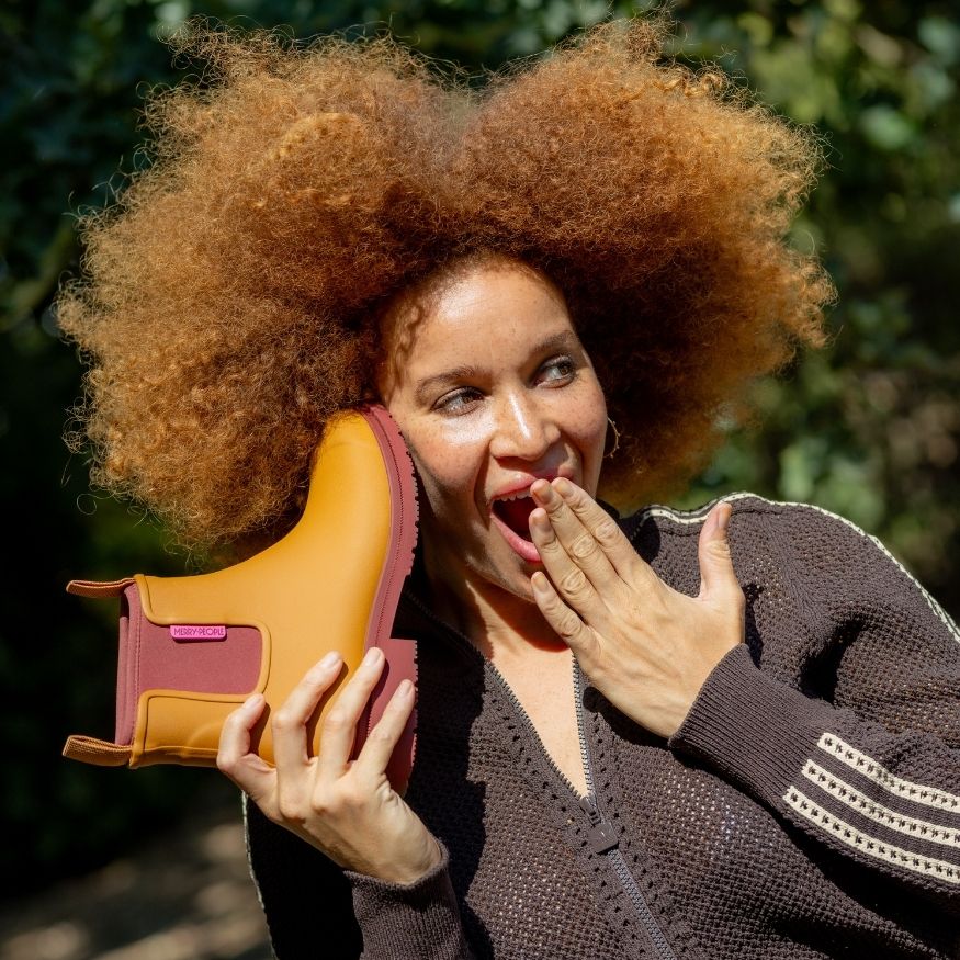 Bobbi Ankle Boot // Ochre Gumboot Merry People