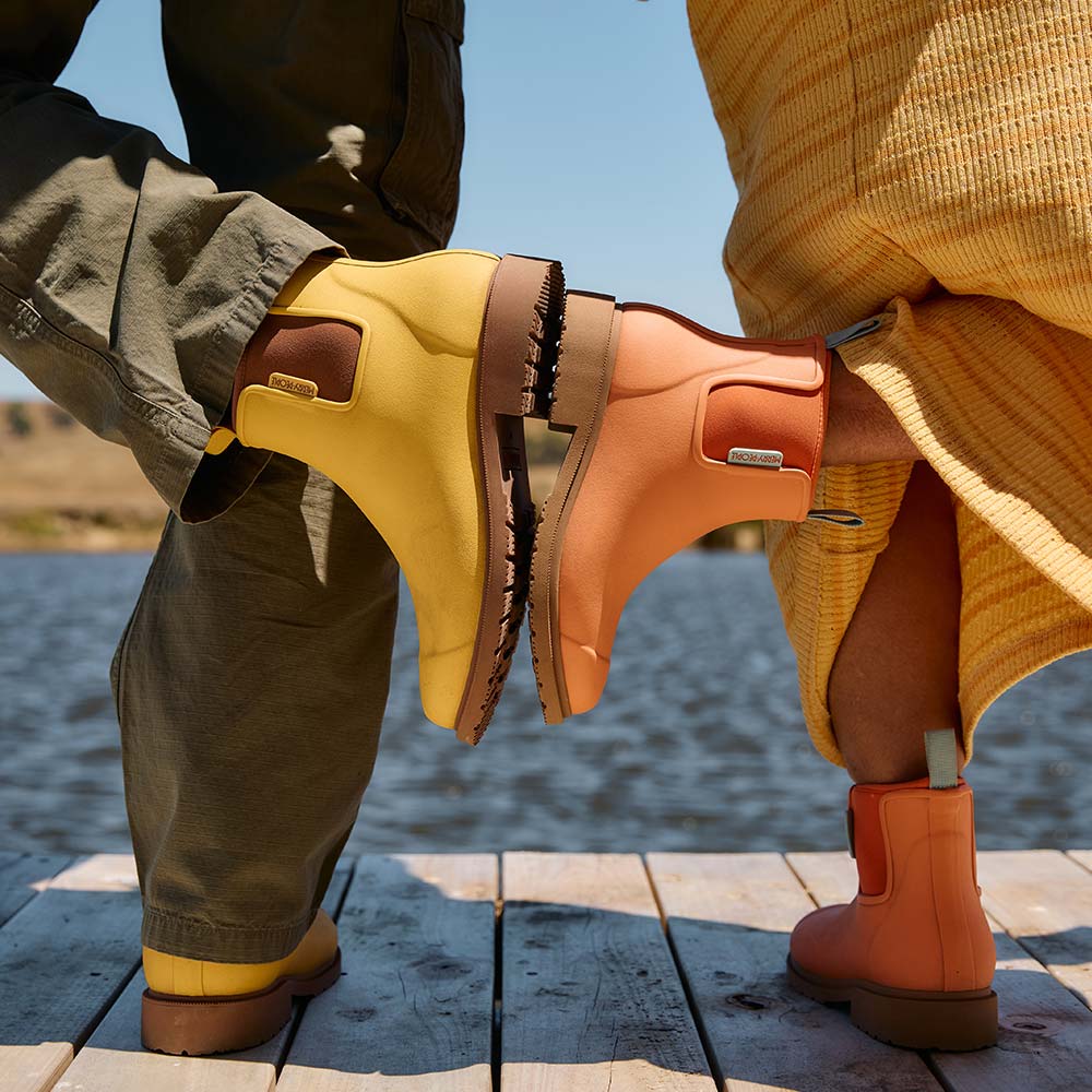 Bobbi Ankle Boot // Sherbet Orange Merry People