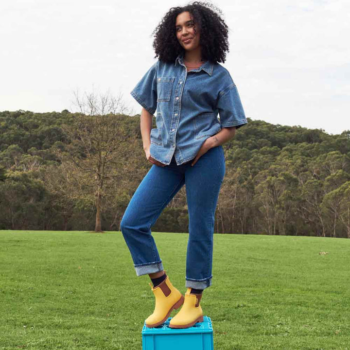 Bobbi Gumboot Sunflower General Merry People