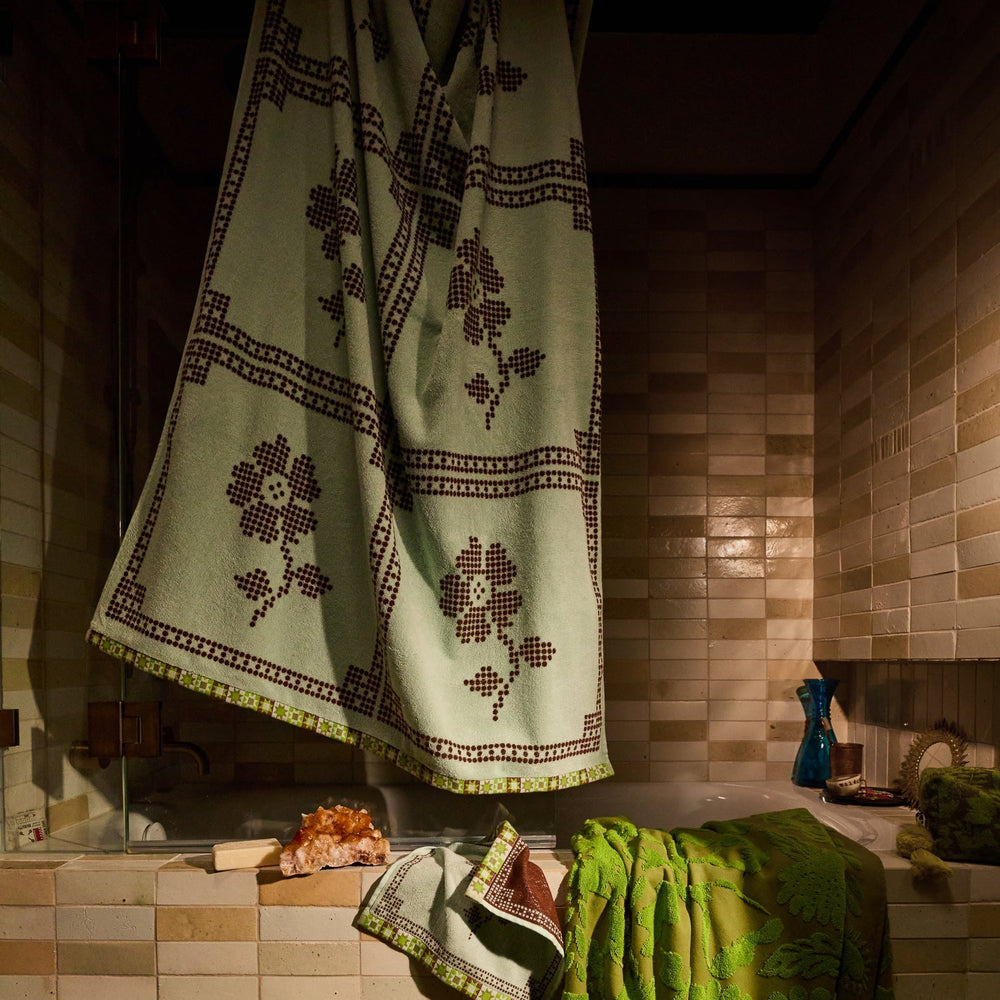 Bonny Bath Sheet - Fluorite towel Sage & Clare