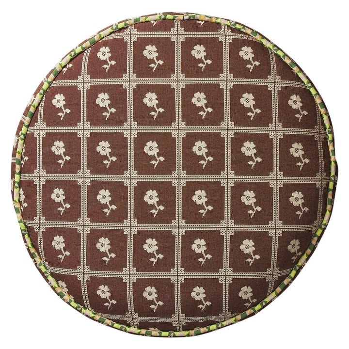 Bonny Jacquard Round Floor Cushion - Stanleyandstone