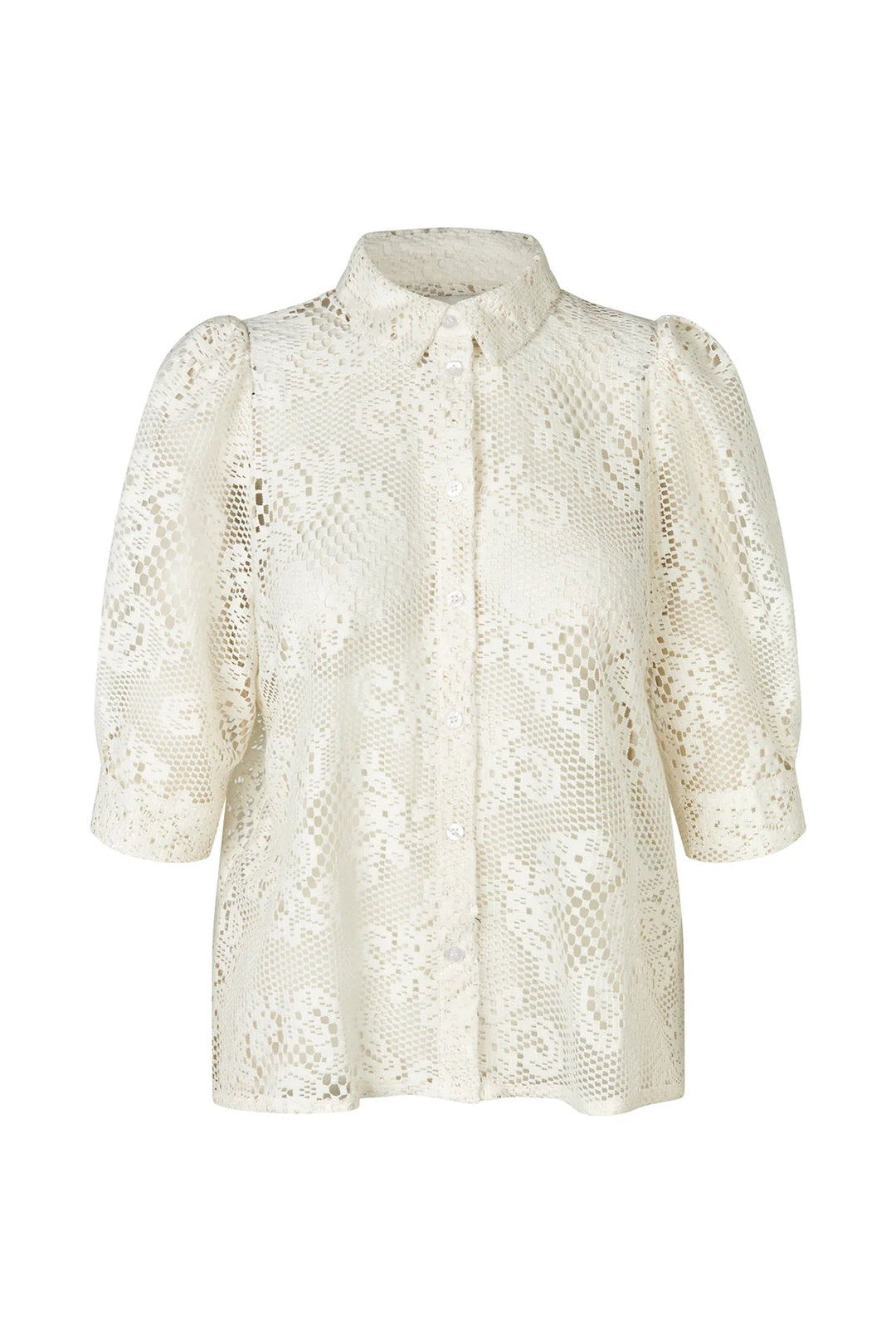 Bono Shirt - Creme blouse Lollys Laundry