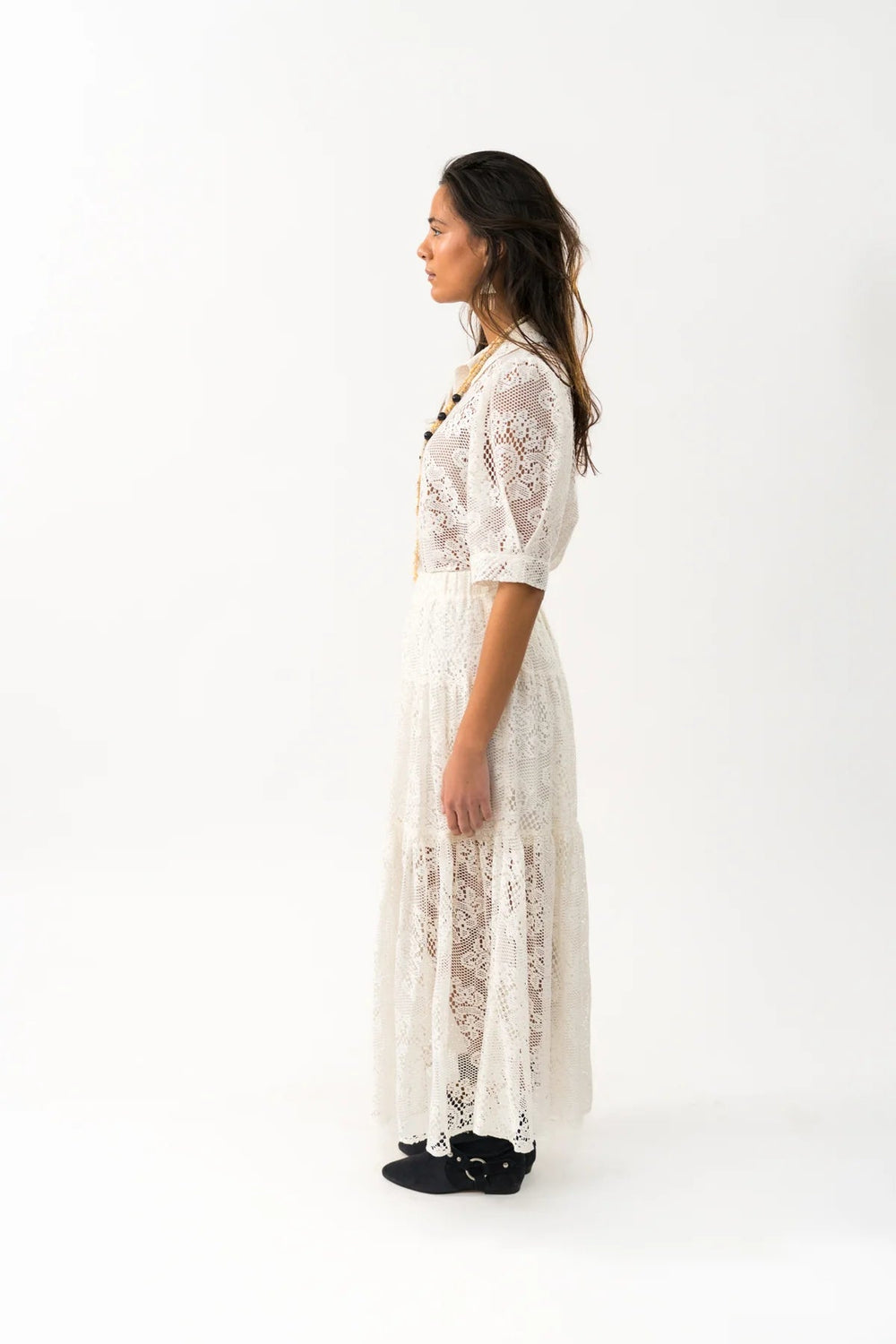 Bono Shirt - Creme blouse Lollys Laundry