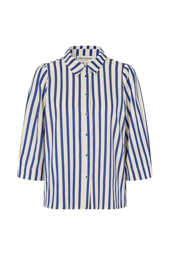 Bono Shirt - Stripe Blue Blouse Lollys Laundry