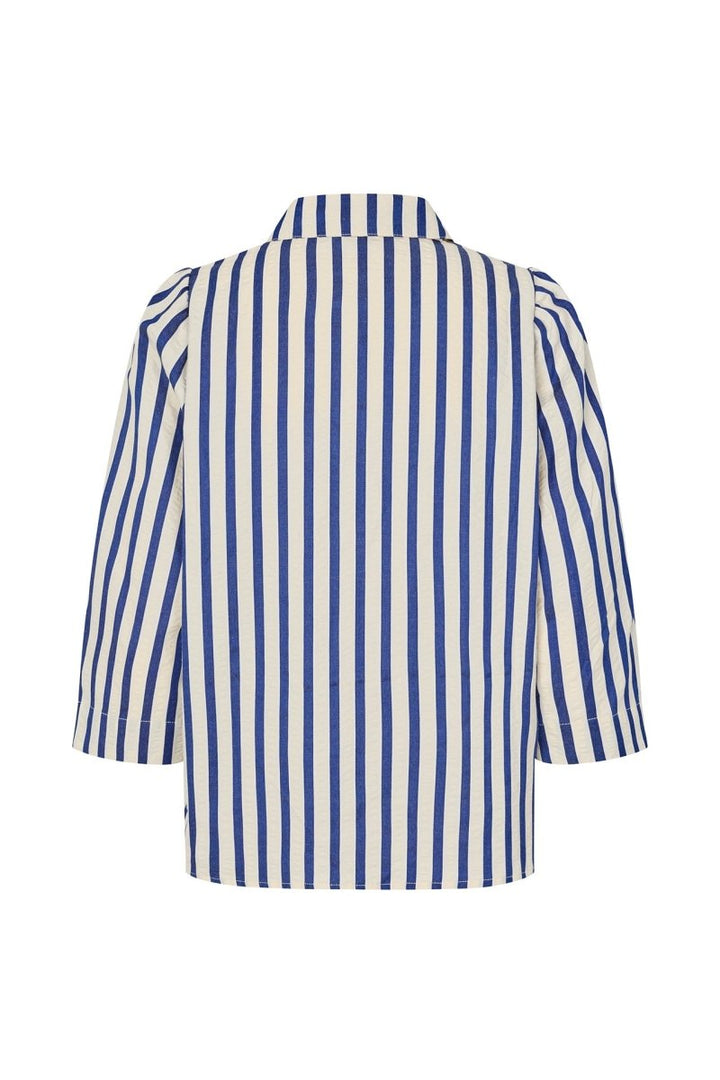Bono Shirt - Stripe Blue Blouse Lollys Laundry