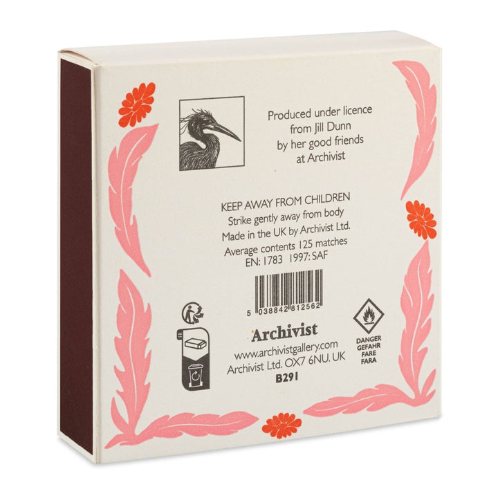 Botanical Heart | Square Matchboxes Matches Archivist Gallery | Australia