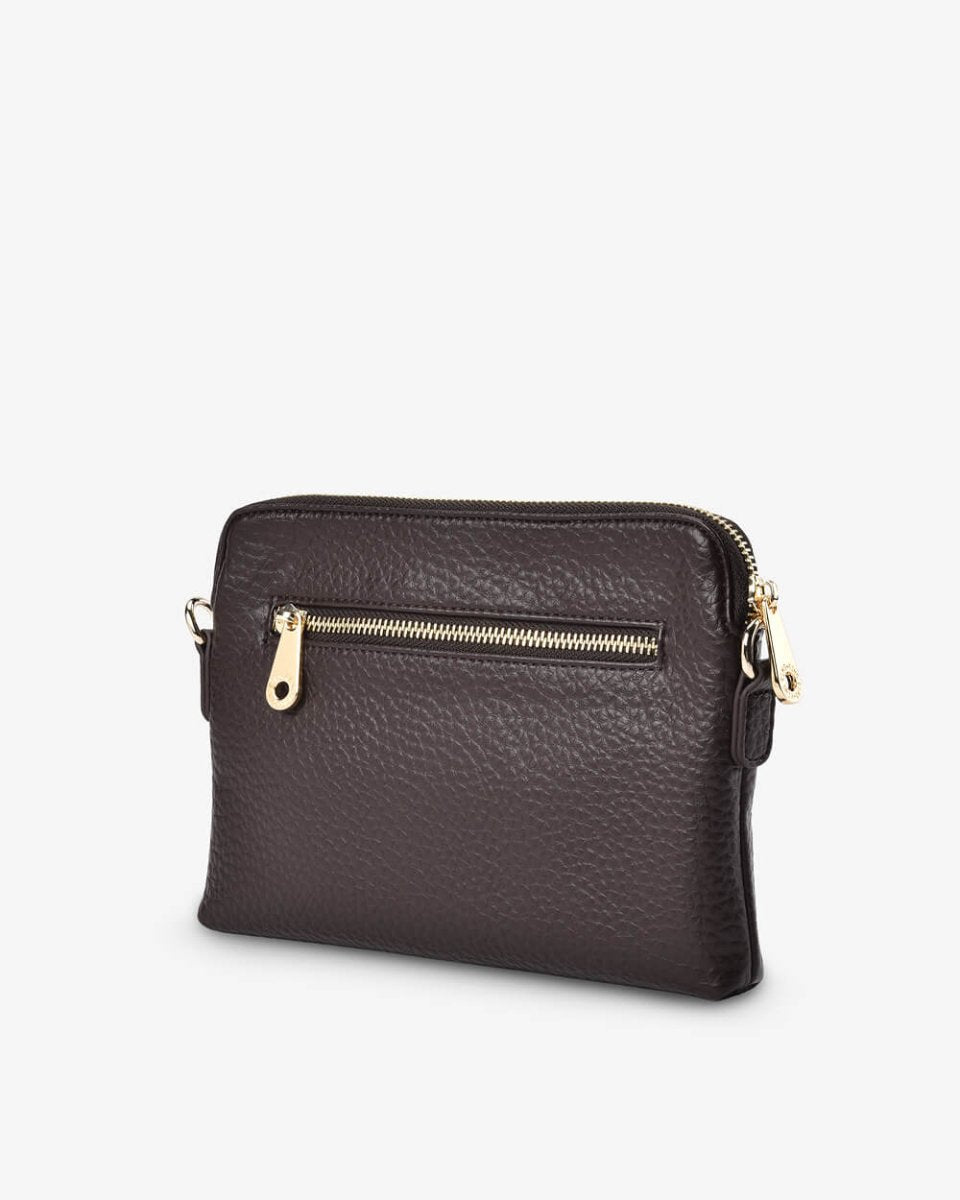 Bowery Crossbody - Chocolate Handbag Elms and King