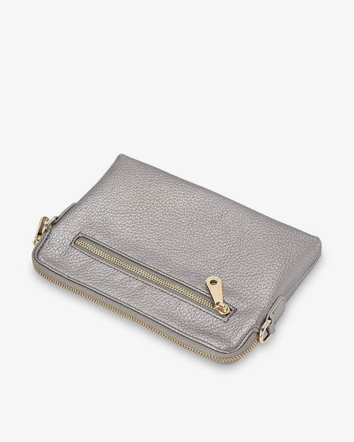 Bowery Crossbody - Pewter Handbag Elms and King