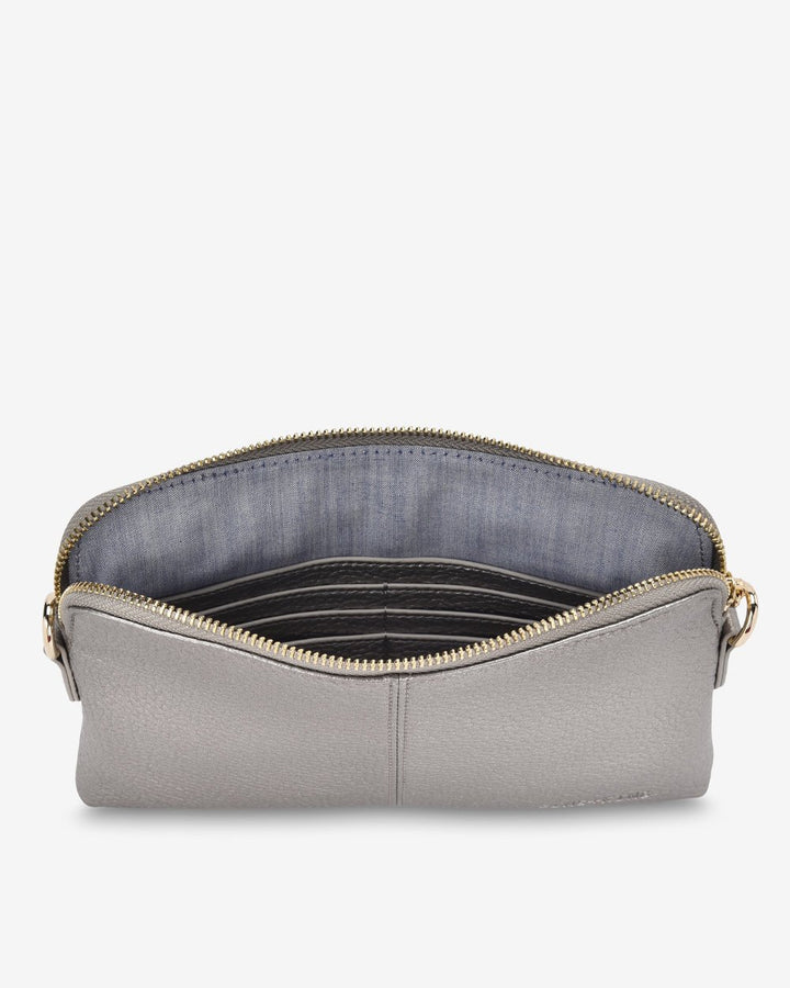 Bowery Crossbody - Pewter Handbag Elms and King