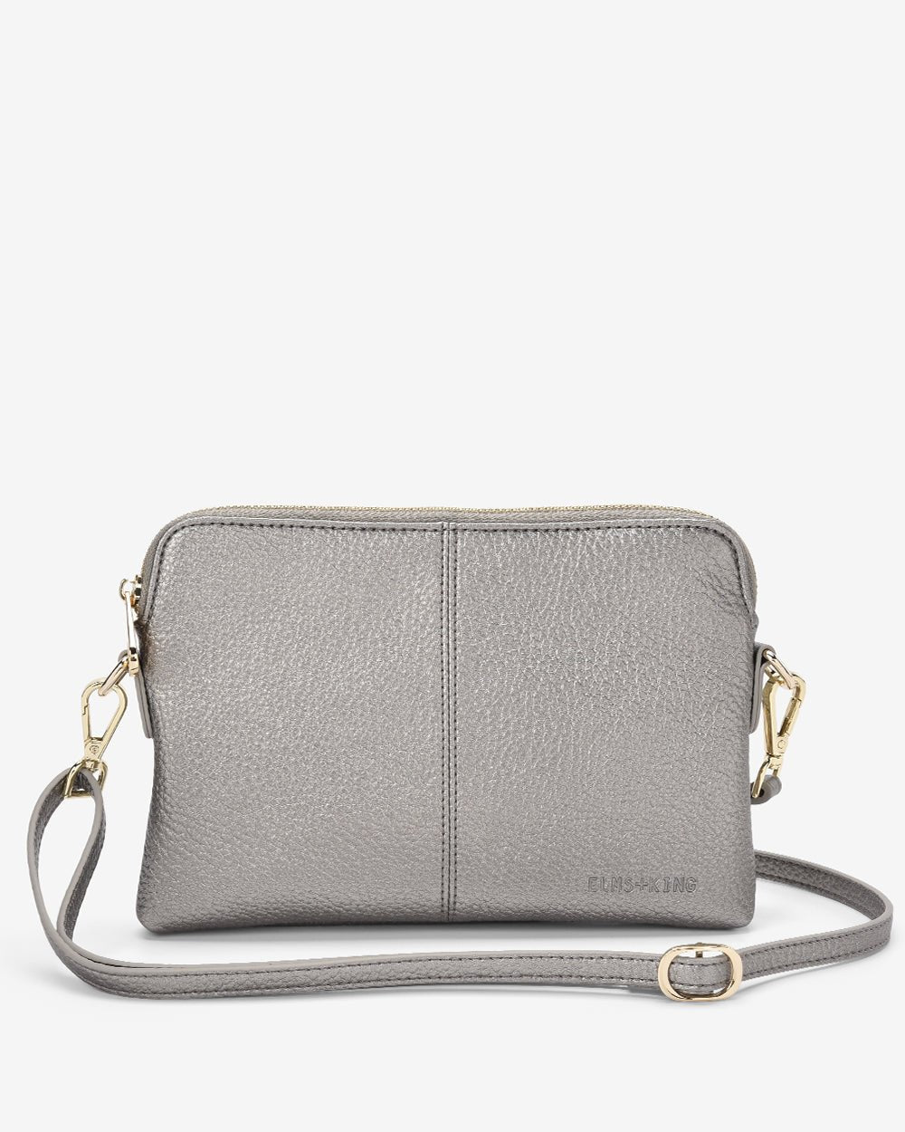 Bowery Crossbody - Pewter Handbag Elms and King