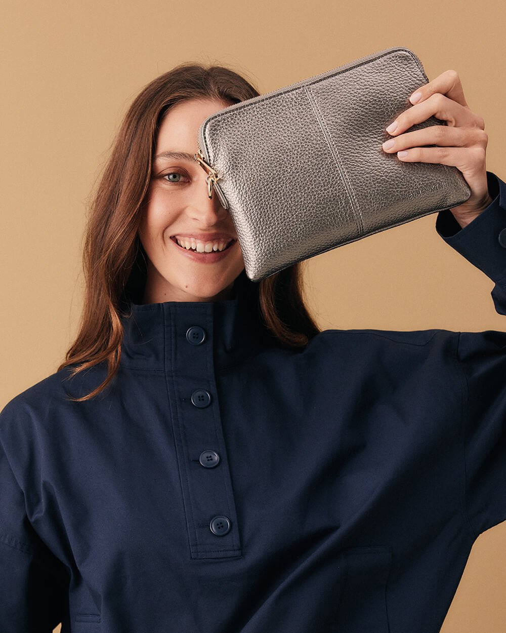 Bowery Crossbody - Pewter Handbag Elms and King
