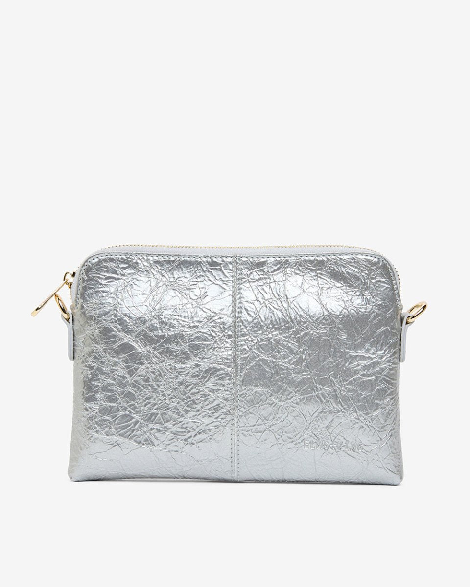 Bowery Crossbody - Silver Crinkle - Stanleyandstone