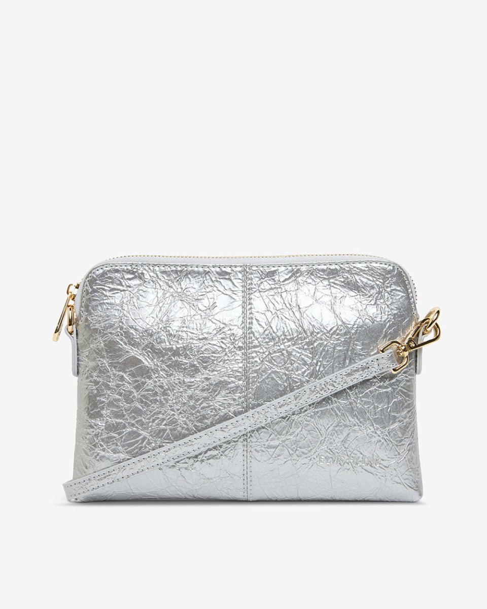 Bowery Crossbody - Silver Crinkle - Stanleyandstone