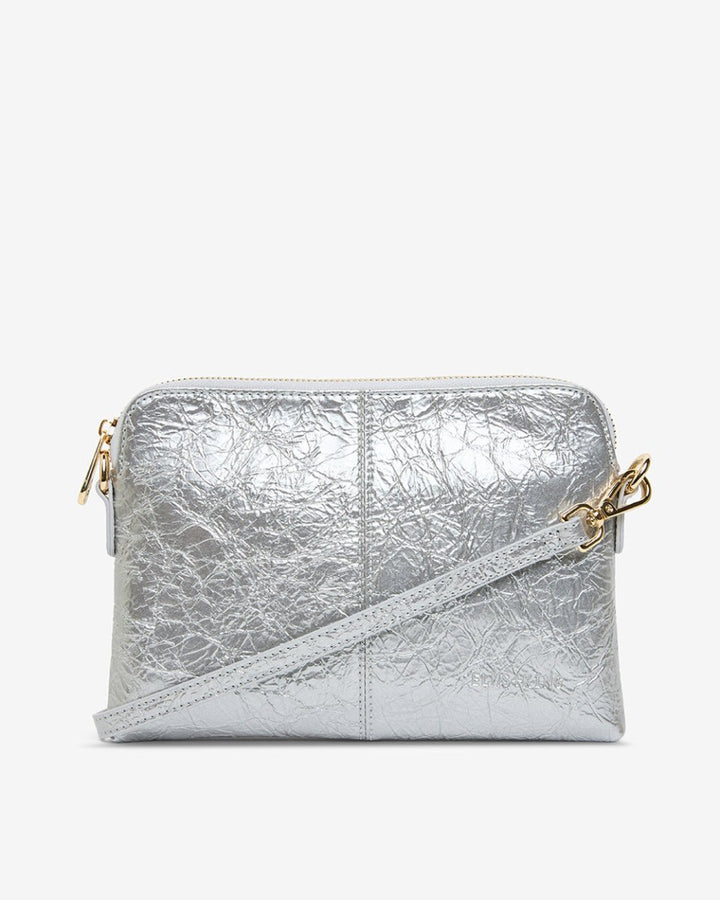Bowery Crossbody - Silver Crinkle - Stanleyandstone